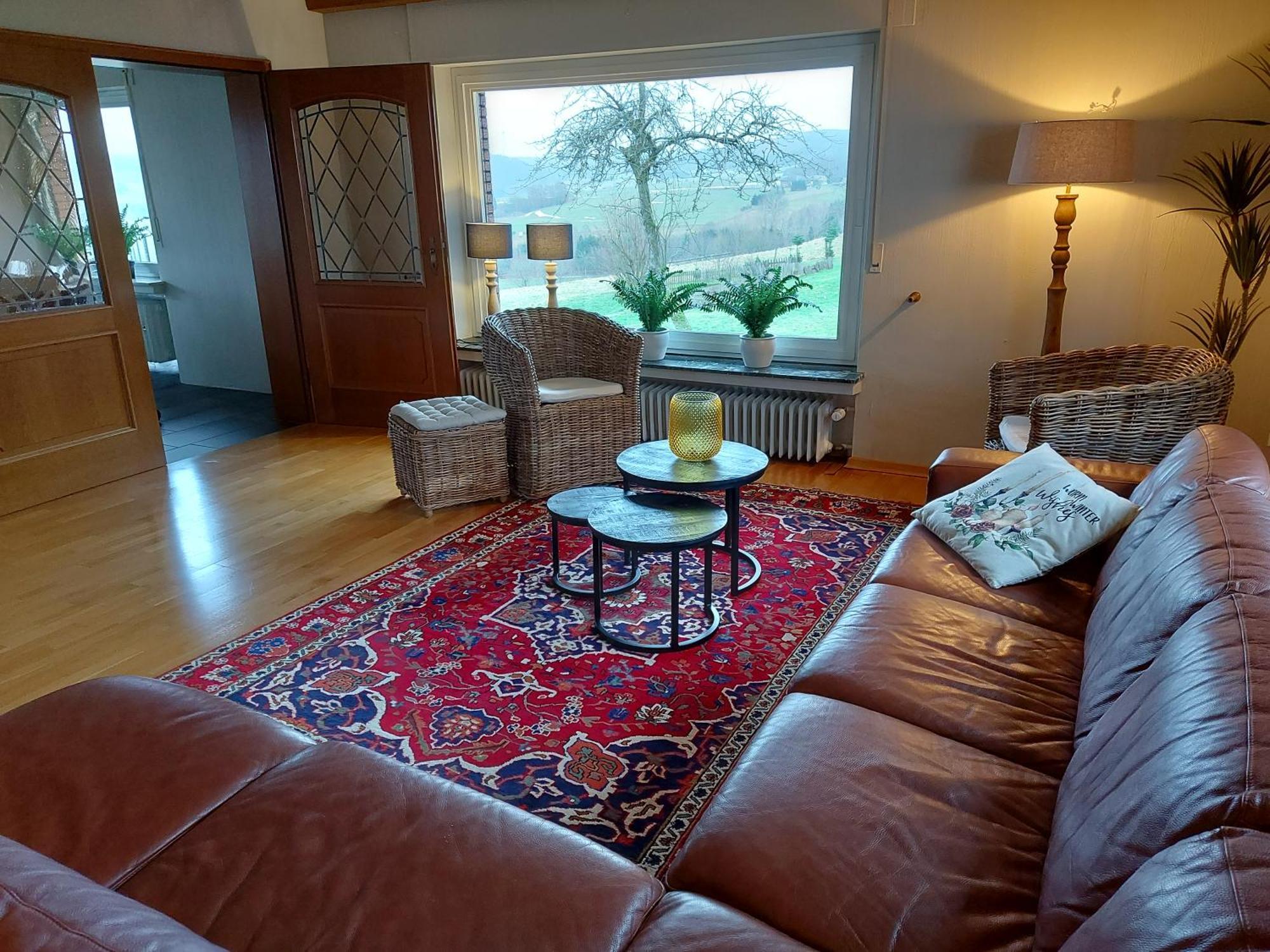 Ferienhaus Hescheld With Private Jacuzzi Hellenthal Exterior foto